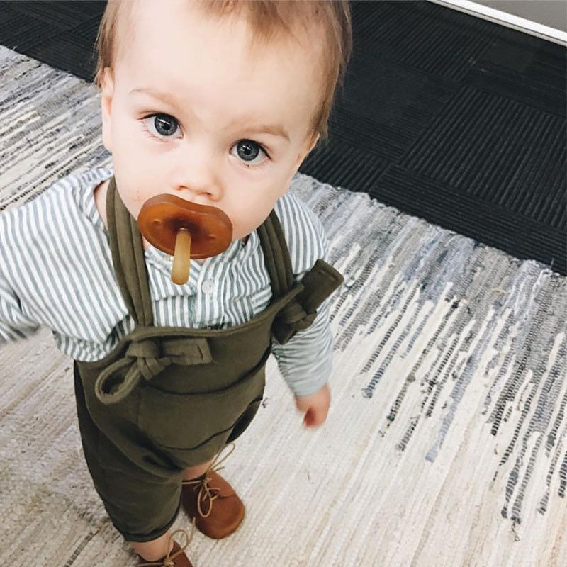 Rainnbowing Cute Toddler Baby Denim Overall Kid Bib Pant Suspender Trousers