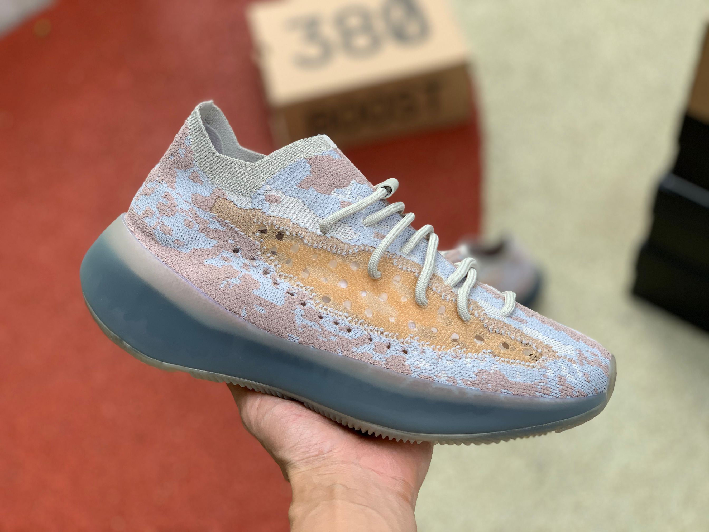 Acheter Pas Cher Adidas Yeezy 380 Yeezys Vendre Kanye Sports Chaussures V2  V3 Argile Argile Armertia Srphym Alvah Azael Azael Azareth Wave Refletant  380S Runner Brume Baskets DAlien Mens Du 65,68 € | Fr.Dhgate