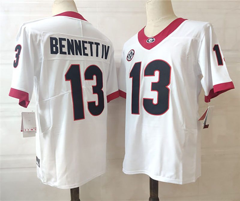 13 Jersey blanc Stetson Bennett IV