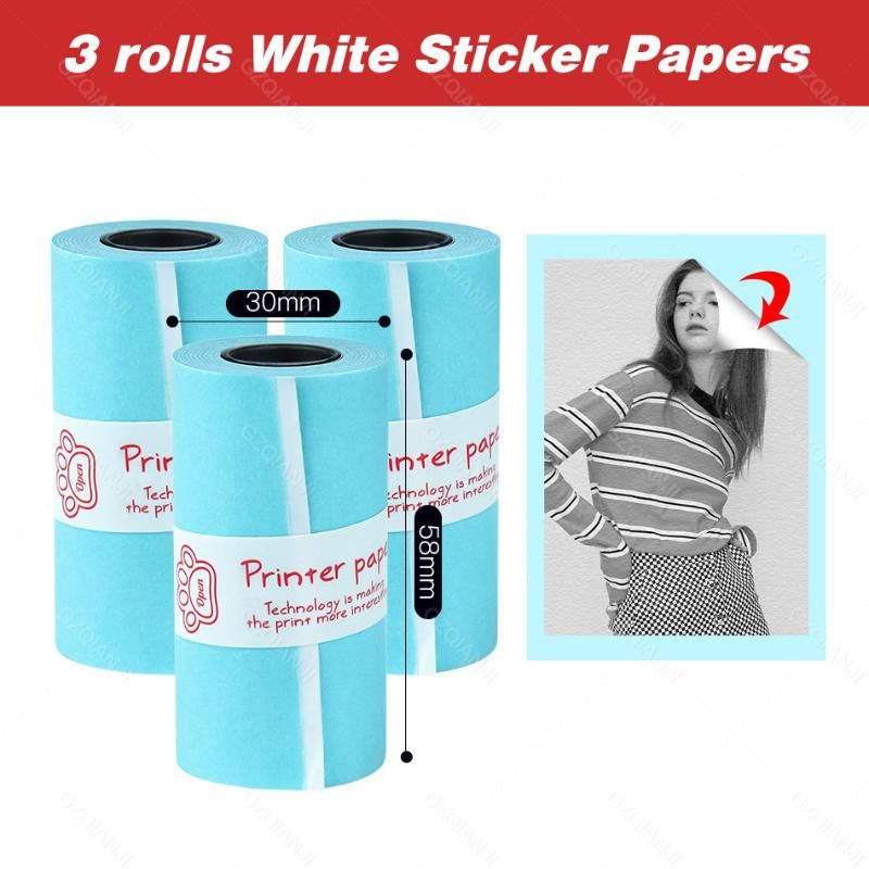 3 White Sticker China