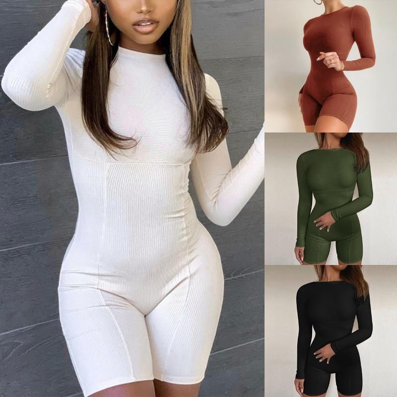 Womens Jumpsuits \u0026 Rompers Solid Color 