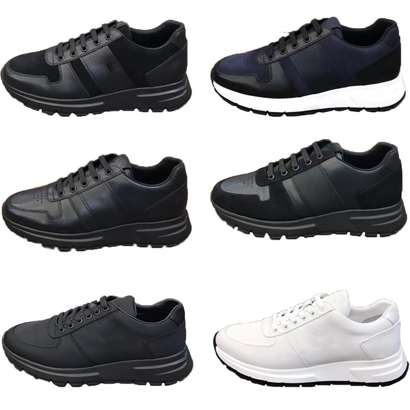 mens designer black trainers with white sole