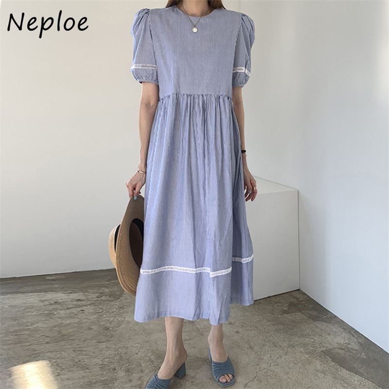 Vestido De Jersey Largo Con Cintura De Manga Corta Y Cuello Vestido De Jersey Largo Con Cintura De Manga Corta Y Cuello