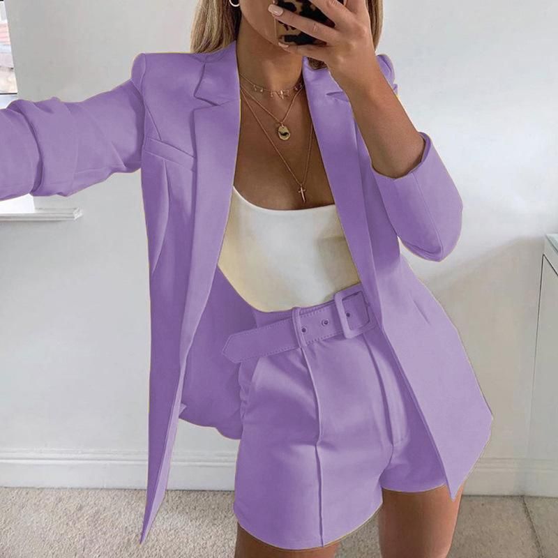 Compra Trajes De Mujer Trajes Para Mujer Blazer + Pantalones 2Piezas  Conjunto De Office Conjuntos A Juego Conjunto Blazer Negro Blanco Naranja  Amarillo Ladies Short Barato | Entrega Rápida Y Calidad | Es.Dhgate