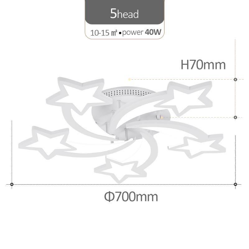 5 Heads China 앱으로 RC Dimmable