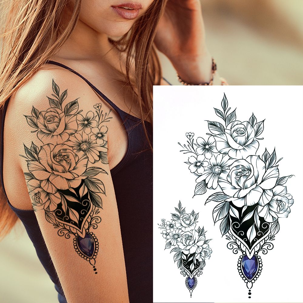 Waterproof Temporary Tattoos Sticker tattoo Stickers For Women Girls arm Flower Realistic Fake sleeve tatoo Eye Waterproof Temporary Tattoos Sticker tattoo Stickers For Women Girls arm Flower Realistic Fake sleeve tatoo Eye