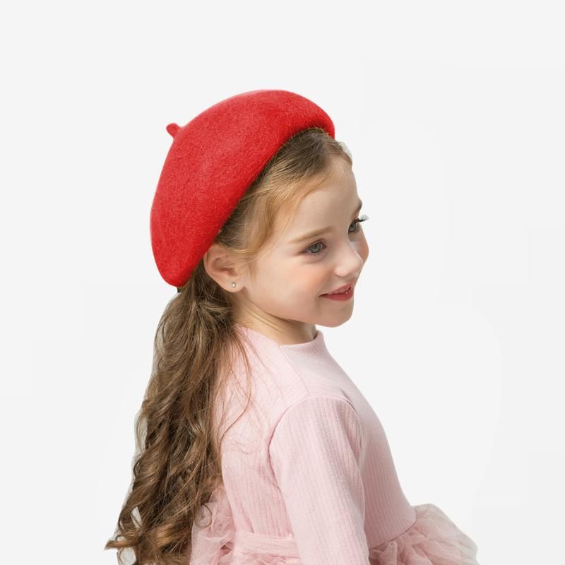 Sombreros De Lana Boina Para Niños Niños Beanie Moda Pintor Infantil Gorra Francés Un Tamaño De Otoño Invierno De € | DHgate