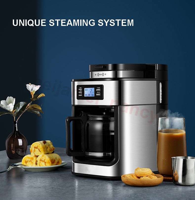 Compra 2 IN1 Coffee Machine Cafetera Automática Cafetera Digital Molinillo  Digital Recién Molido Leche De Té Espresso Americano Barato | Entrega  Rápida Y Calidad | Es.Dhgate