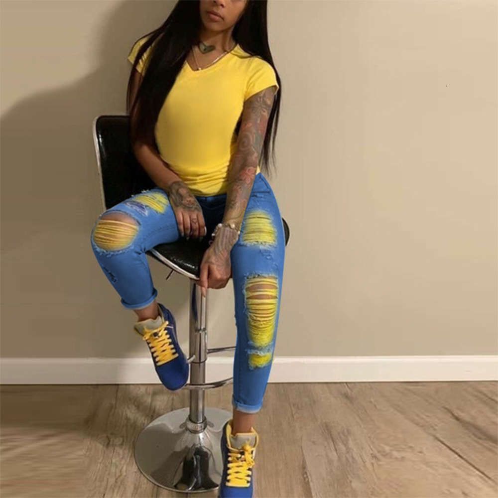 Fashion Jeans Womens High Waisted 