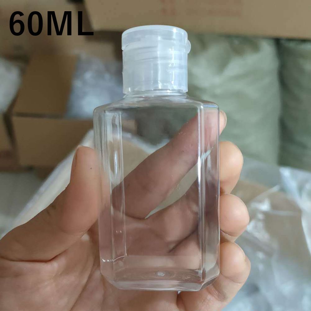 60 ml transparant plastic
