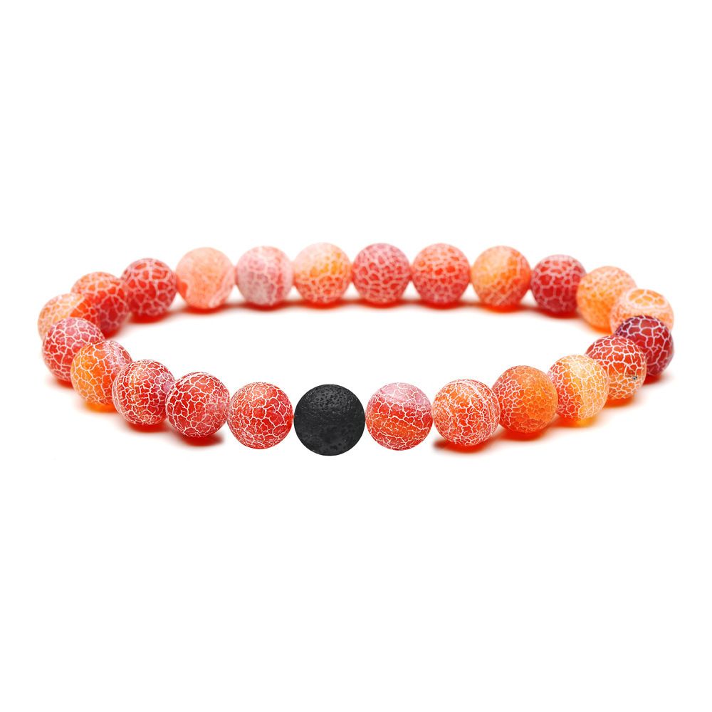 Sl075a3804 Single Volcanic Stone Red Wea