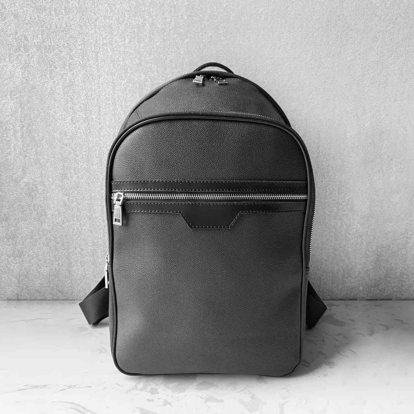 mens black leather travel bolsa