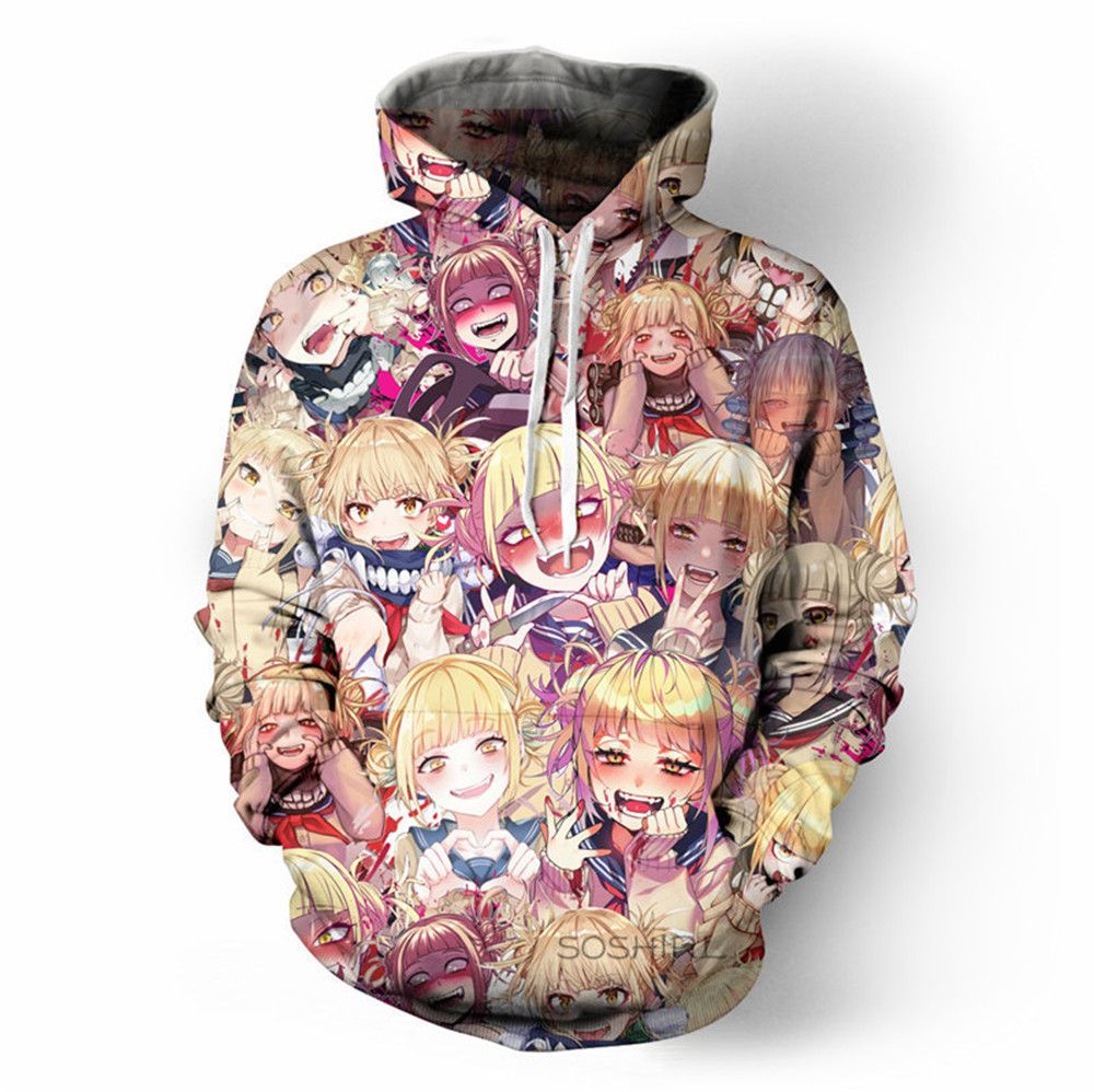 Compra Anime My Hero Academia Cross My Body Himiko Toga Cosplay Costume Sudadera  Sudadera Sudaderas Moda T Shirt Abrigo Corto Casual Top Barato | Entrega  Rápida Y Calidad | Es.Dhgate