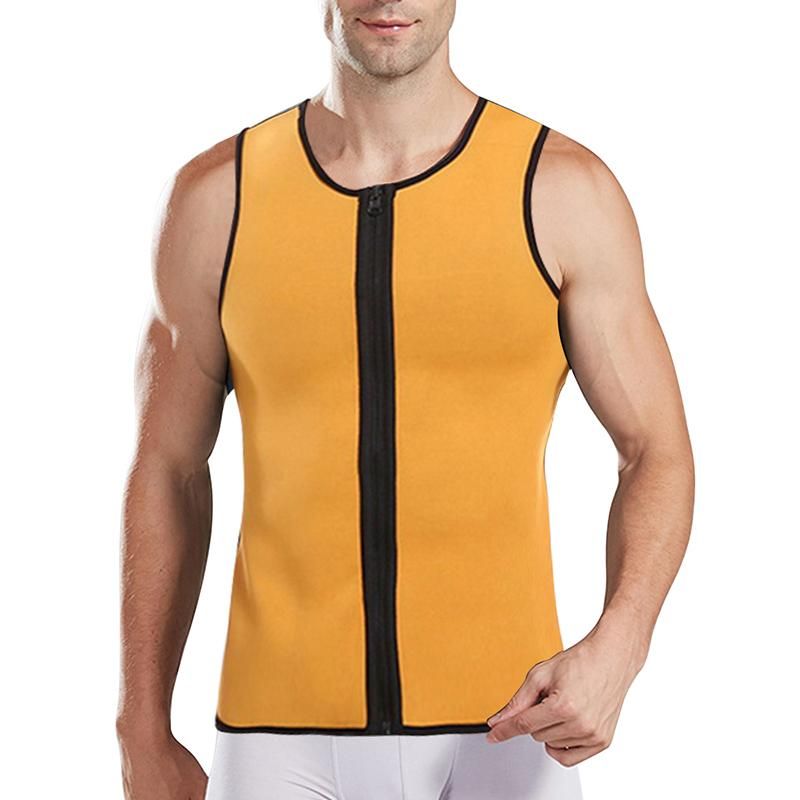 InoVa Men Corset Body Shaper Fitness Active Waist Trainer Vest Sauna Vest Shapewear 