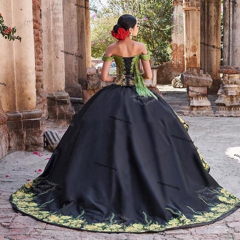 Charro Estilo mexicano Vestidos de Fiesta Quinceañera Vestidos de fiesta 2021 Off Hombro Party Sweet 15 Charro Estilo mexicano Vestidos de Fiesta Quinceañera Vestidos de fiesta 2021 Off Hombro Party Sweet 15
