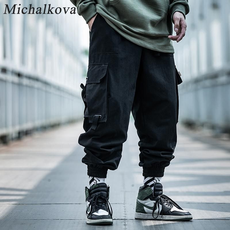 Acquistare Michalkova Mens Dark 2021SS Pantaloni Paracadutisti Pantaloni  Multifunzione Big Pocket Streetwear Streetwear Casual Tovaglie Leggings  Pantaloni Cargo Uomo Economico | Consegna Veloce E Qualità | It.Dhgate