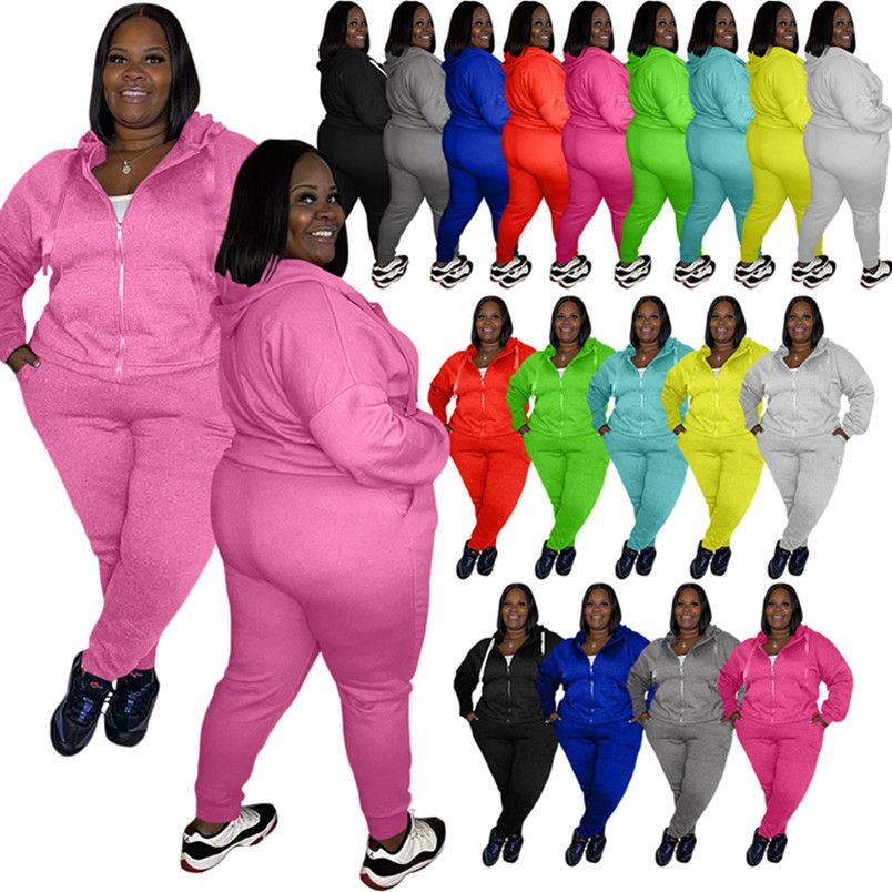 women's plus size tracksuits