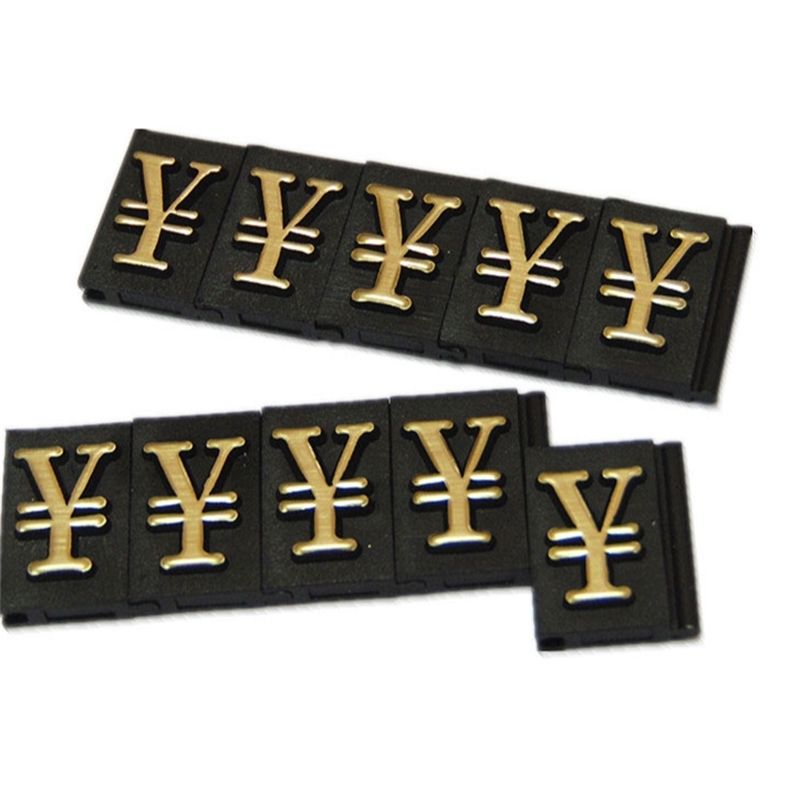 10pcs symbole RMB