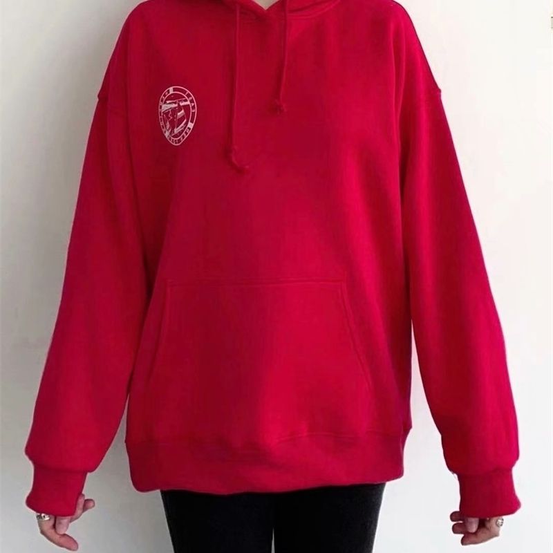 brandy melville two tone moletom com capuz