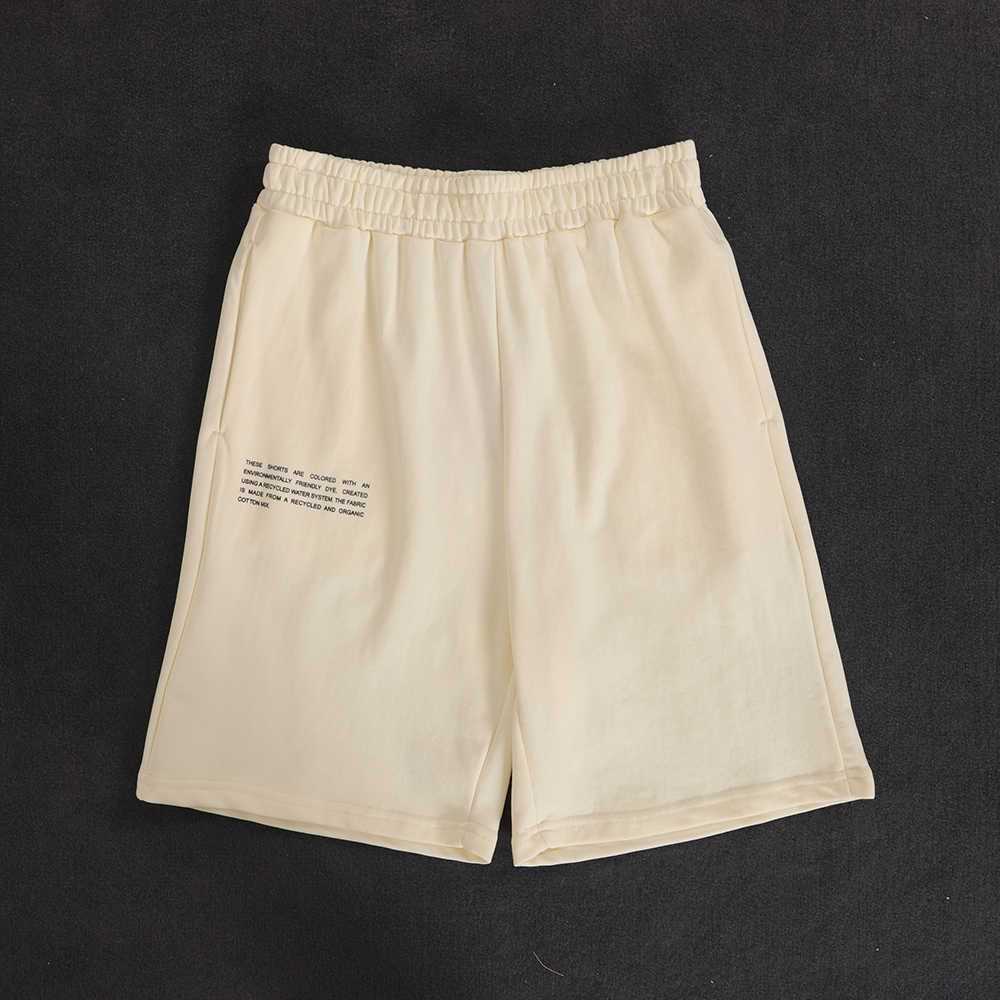 Beige lange Shorts