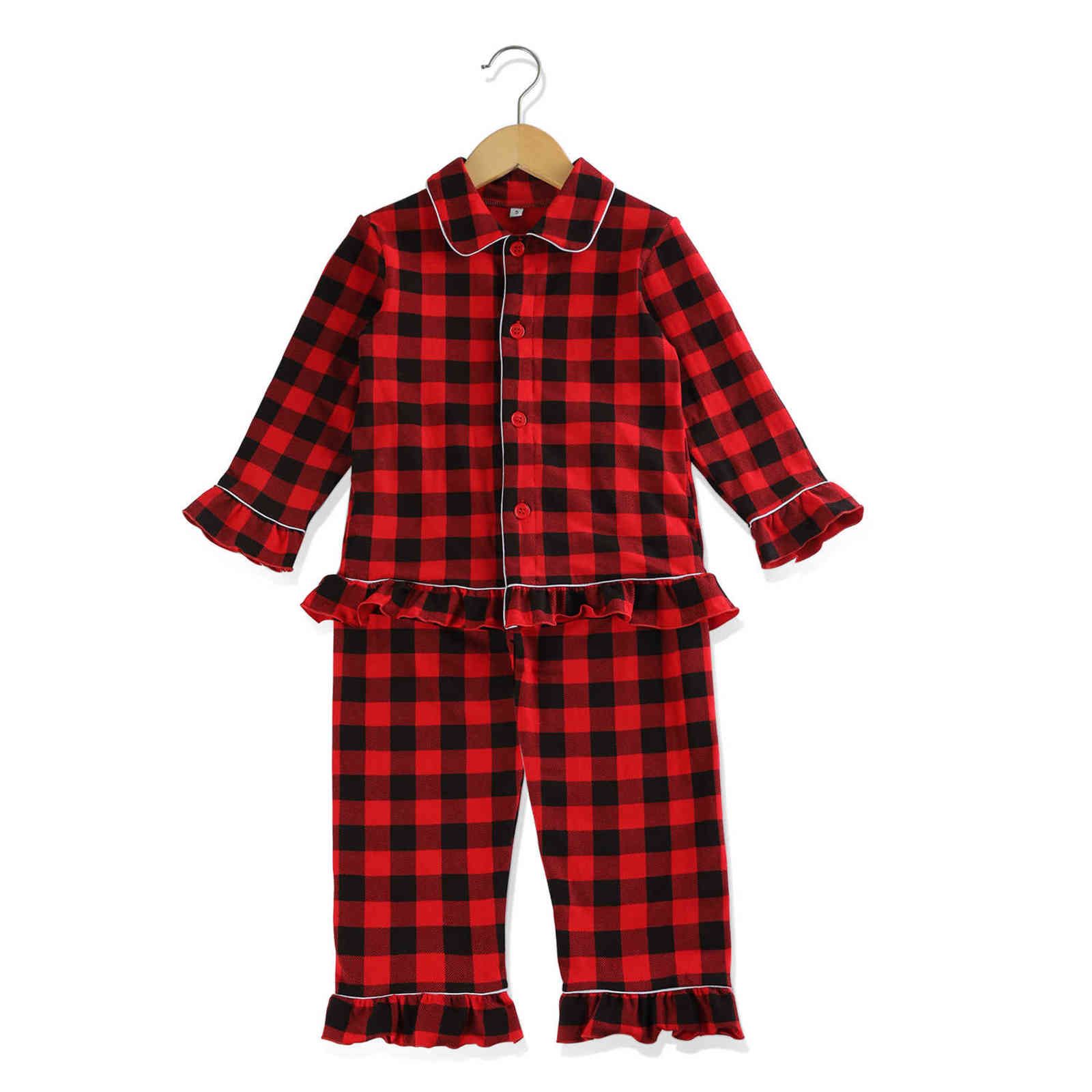 Meisjes buffel plaid