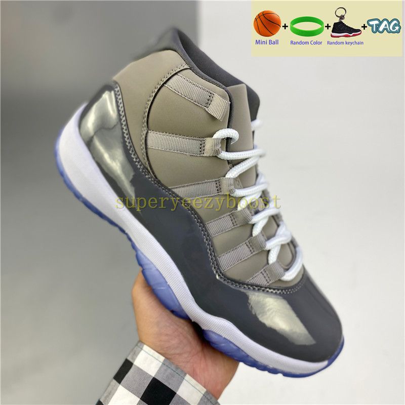 Mens 11 Cool Grey 11s Animal Instinct 