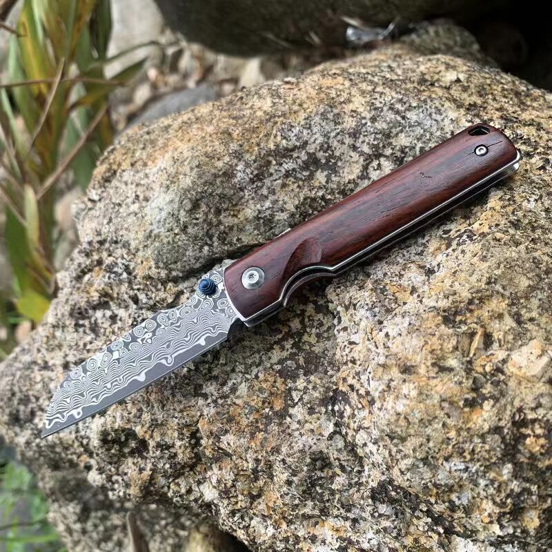 Ebony Wood red Handle