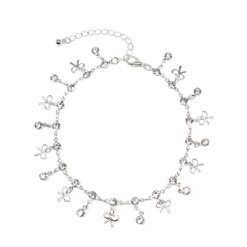 silberner Bogen anklet China