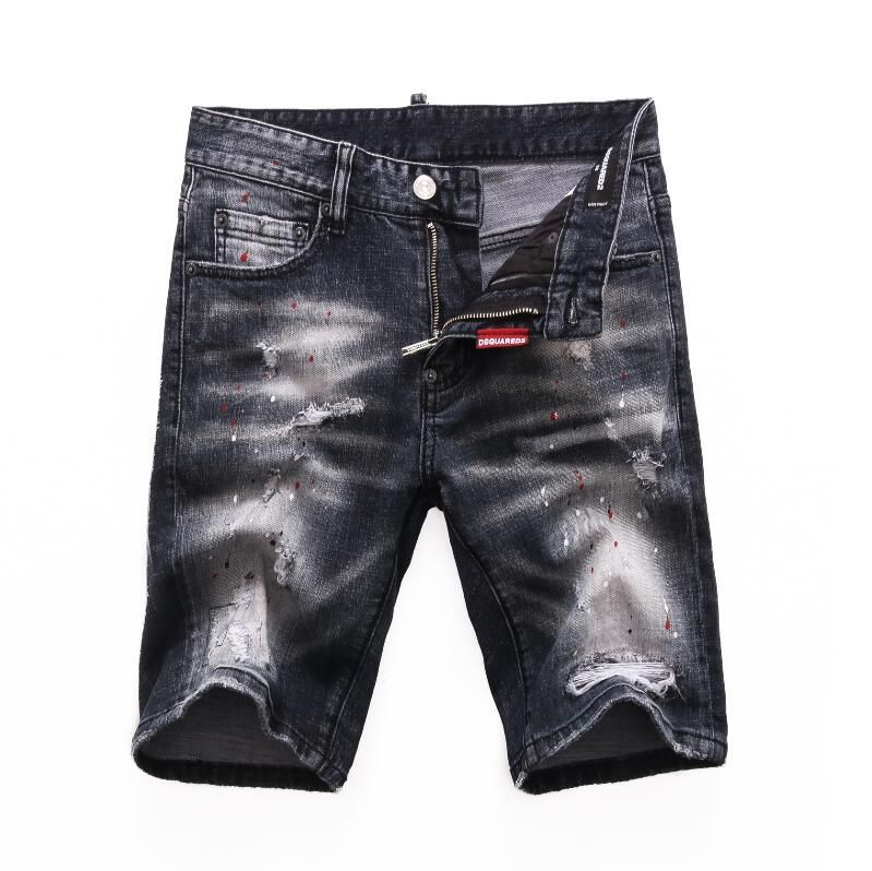 Acquistare Dsquared2 Dsq D2 2021 Uomini Jeans Jeans Pantaloncini In Denim  Moda Puro Cotone Nero Hip Hop Strappato Pantaloni Da Uomo Estivo Estate  Economico | Consegna Veloce E Qualità | DHgate Italy