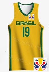 Yellow With World Cup Patch