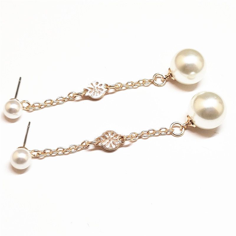 Gold with White Pearls