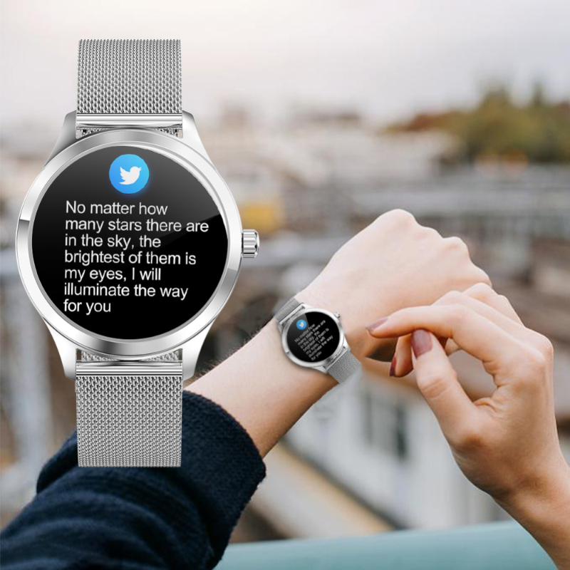 Compra Mujeres De Lujo Smart Watch IP68 IP68 Impermeable Ritmo Cardíaco  Monitor De Sueño Monitor De Sueño Recordatorio Mujer Smartwatch Para  Android IOS Barato | Entrega Rápida Y Calidad | Es.Dhgate