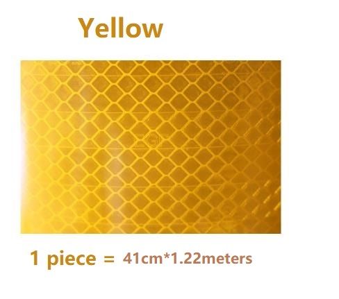 41cm*122cm*2 Yellow