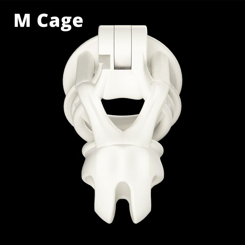 Blanc m cage-avec 4 tailles