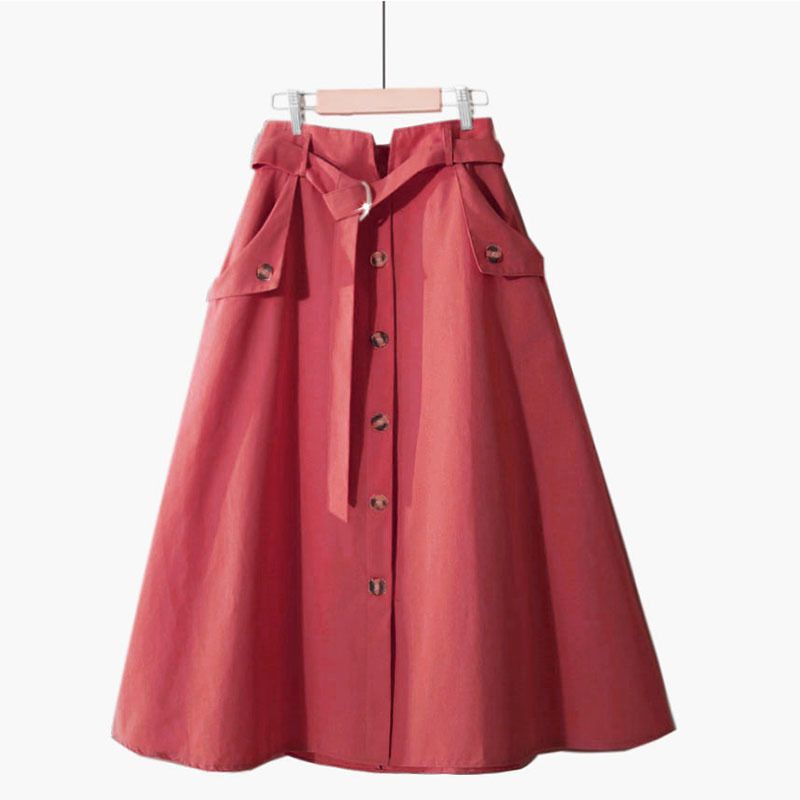 レンガの赤いスカート