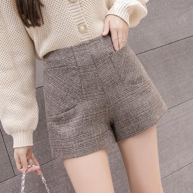 Koop Dropshipping Dames Shorts Online, GoedkopeDames Shorts 2021 Lente  Herfst Vrouw Hoge Taille Winter Vrouwelijke Mode Kleding Pocket Casual Dames  Wide Pas Plaid Korte Broek Q9 Bij Cfendou |DHgate