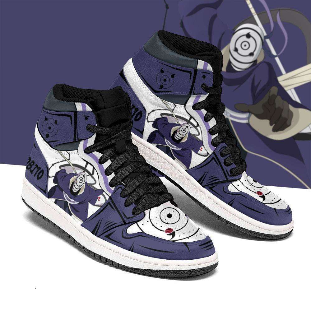 Compra Botas De Baloncesto Personalizadas De Baloncesto OBITO Símbolo Botas  De Vestíbulo Anime Sneakers Barato | Entrega Rápida Y Calidad | Es.Dhgate