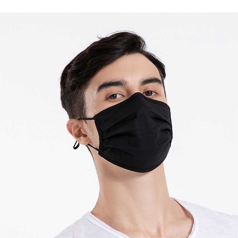 Style de masque de tissu 1 - Black-m