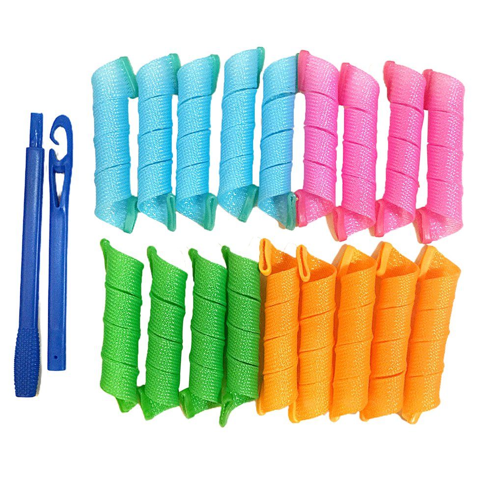 18 pcs/set Portable Magic Hair Curler Styling Accessories Non-Damaging Beauty Tool DIY Hair Rollers 18 pcs/set Portable Magic Hair Curler Styling Accessories Non-Damaging Beauty Tool DIY Hair Rollers