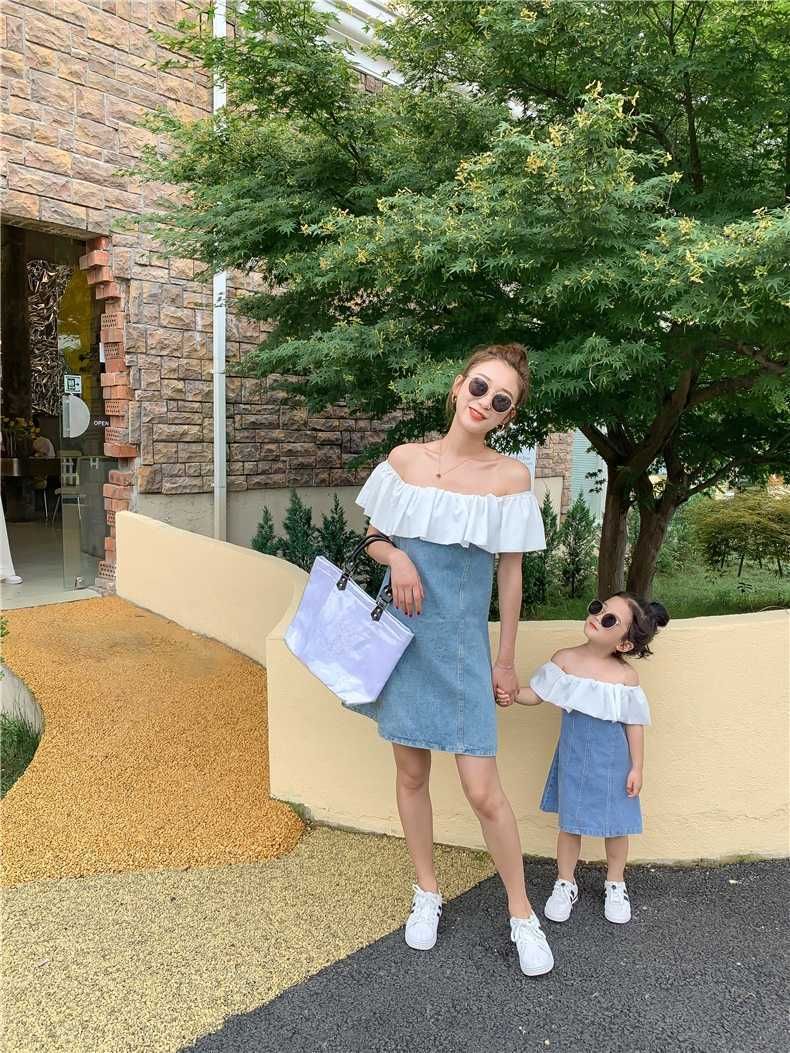 Mother Daughter Summer Denim One Line 