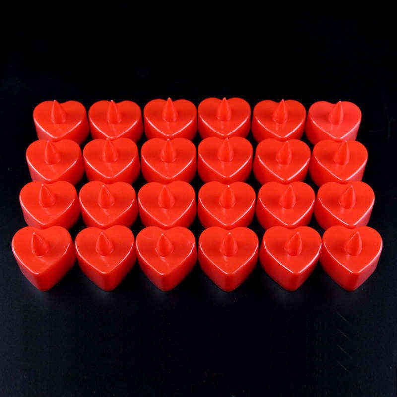 24pcs vermelho A.