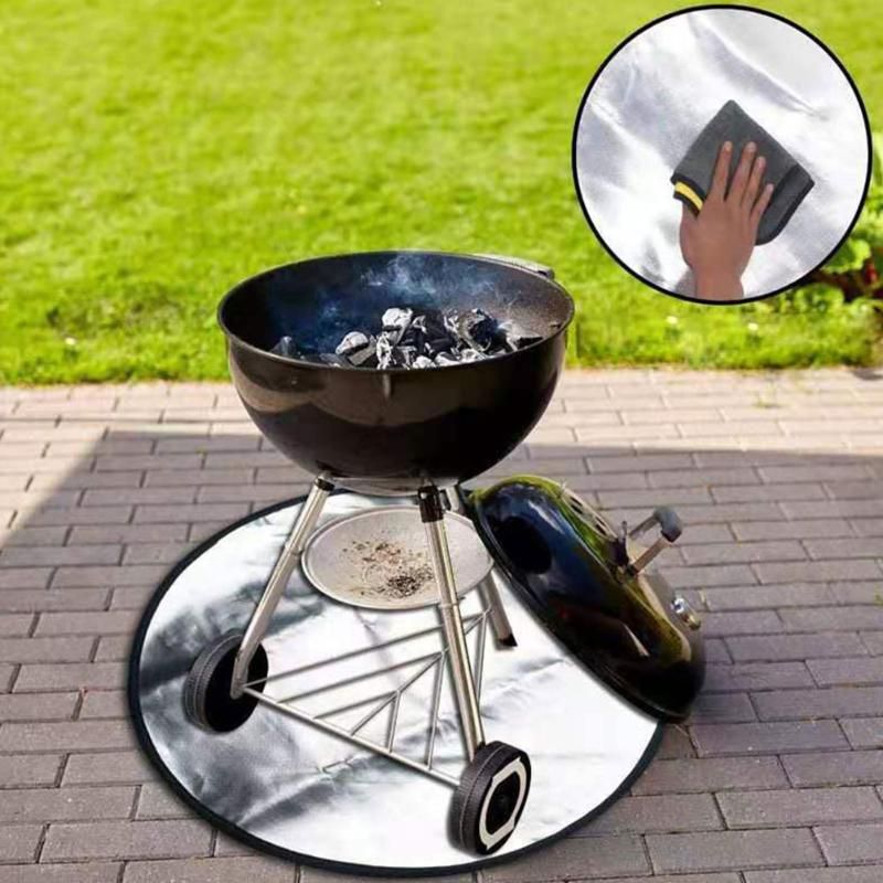Outdoor Pads BBQ Fireproof Mat 36inch Heat Resistant Fire Pit Grill Pad