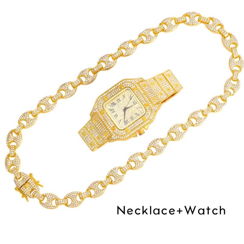 Gold Watch Neck Kina 8Inch (20cm)