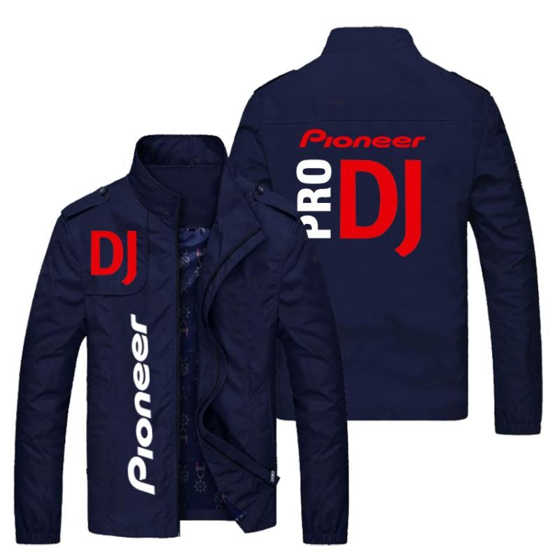 Chaquetas para hombre hombre Pioneer Chaqueta impresa Mujeres Cortamoneta Casual Uniforme Militar Motorcicle