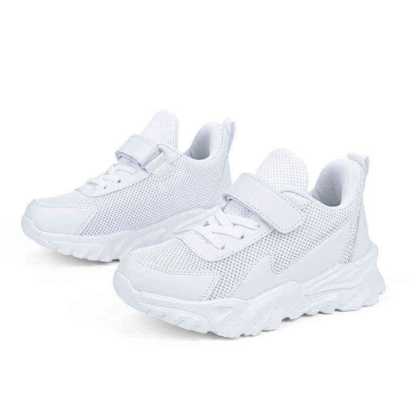 Zapatillas blancas 11 Niños Zapatos para niños pequeños para Boys Girls Deportes Running Tenis Zapatos de tenis Moda 4 12 años G0114