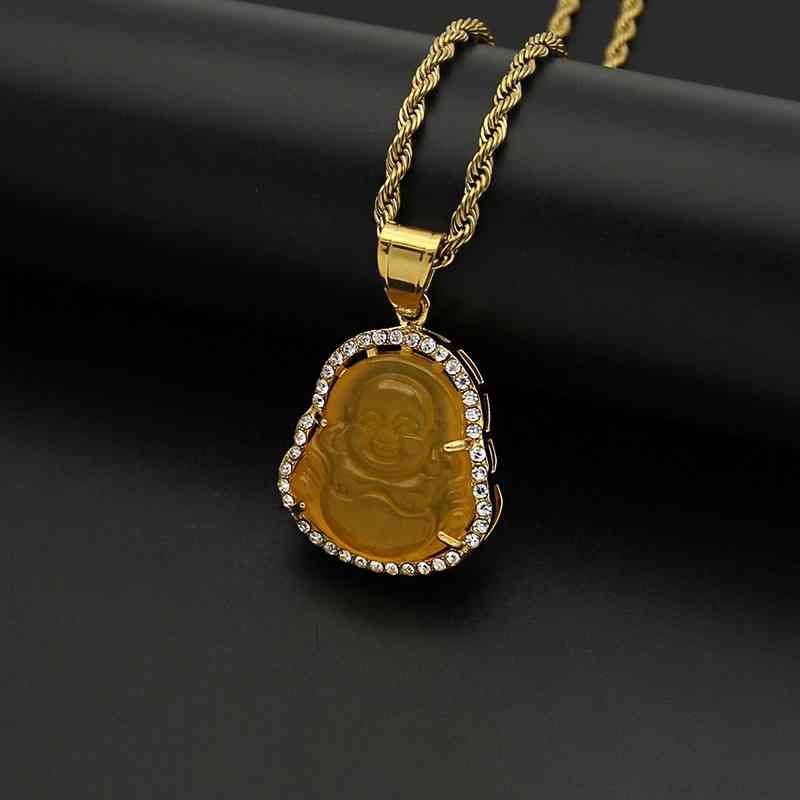 Brown Buddha Necklace