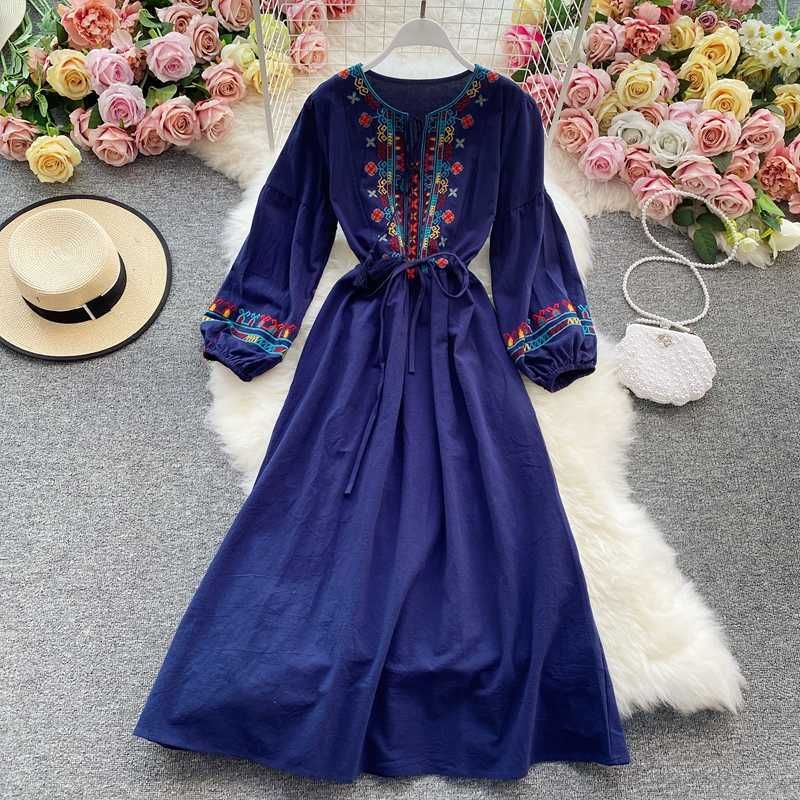 Robe bleue