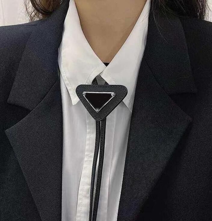 Très Bien - Prada Brushed Leather Bolo Tie Black