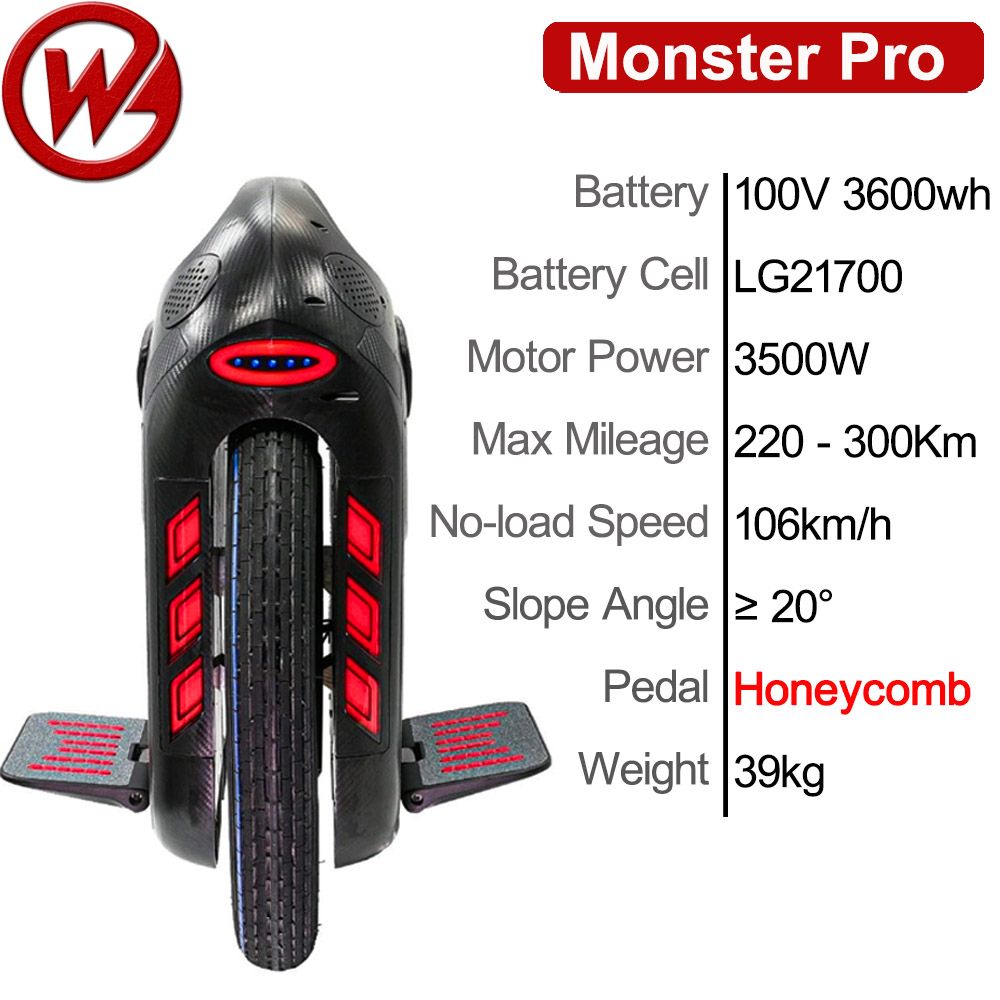 Monster pro with normal pedal