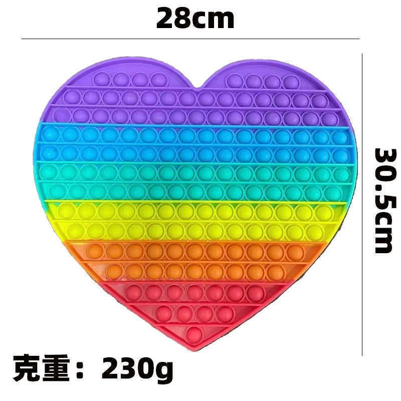 amor 30,5 x 28cm arco-íris
